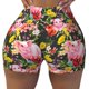 thumbnail image 2 of Balery Cute Pigs Sunflower Pantalones cortos de entrenamiento estampados para mujer, sin costuras, ajustados, para gimnasio, yoga, correr, deportes, ejercicio activo, fitness.-Small, 2 of 8