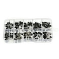 thumbnail image 1 of Labymos 200PCS TO-92 NPN P-NP P-ower Transistor 10 Types Values Kit Set BC337/ BC327/ 2N222/, 1 of 6