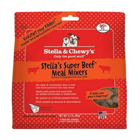 UPC: 0186011000298 | Stella & Chewy s Meal Mixers Beef Dry Dog Food Topper  3.5 oz.
