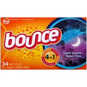 Bounce® Sweet Dreams Fabric Softener Sheets 34 ct Box