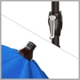 thumbnail image 3 of California Umbrella Olefin 9' Bronze Round Autotilt Aluminum Patio Umbrella, Royal Blue, 3 of 5