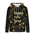 thumbnail image 6 of COSFO Men Hoodies Happy New Year Athletic Oversized Flannel Hooded Sweatshirts Pullover Long Sleeve Loose Fit with Pocket Men Shirts, 6 of 6