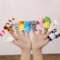 thumbnail image 2 of Mini muñeco de peluche con dedos, 10 piezas/juego, juego de marionetas de dedos de animales de dibujos animados, juguetes cómodos, rendimiento confiable, 2 of 4