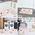 thumbnail image 5 of Pioneer Flower Floral Print Pattern Kitchen Rugs Sets Of 2,Anti Fatigue Kitchen Mat Rugs Non Slip Washable,Decorative Kitchen Floor Mats for Kitchen,Sink,Laundry,17"x30"+17"x47", 5 of 7