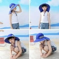 thumbnail image 4 of Sombrero de verano para niño y niña con protección solar para el cuello Sombreros infantiles para el sol Gorras de jardín de ala ancha, 4 of 5