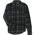 thumbnail image 1 of Camisa de franela de forro polar Billabong para hombre color negro grande, 1 of 1