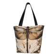 thumbnail image 1 of Fotbe Vintage Dragonfly Artwork Bolsa de Playa con Estampado, Bolsa de Hombro, Bolsa de Mano Espaciosa, Bolsa de Viaje Ligera, Bolsa de Compras Versátil, 1 of 6