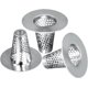 thumbnail image 1 of piezas de colector de pelo para desagüe de ducha para orificios de 30 a 40 mm, cubierta de desagüe de ducha cónica de acero inoxidable 304, filtro de pelo para lavabo, bañera, orificios de drenaje de, 1 of 5