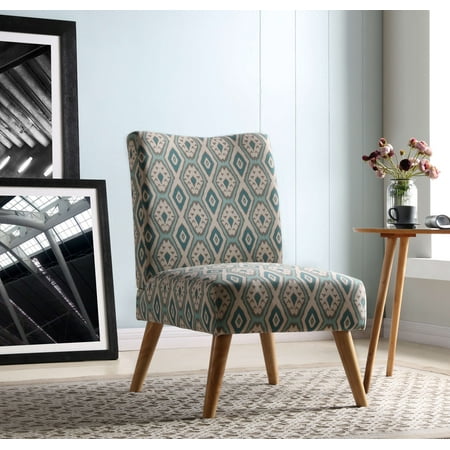 Leg Bed Chair - Mainstays Upholstered Slipper Chair with Wood Legs, Multiple Colors