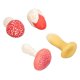 thumbnail image 3 of 4pcs Miniature Mushroom Model Set High Simulation Mushroom Figurines Decoration for Education Type 2, 3 of 4