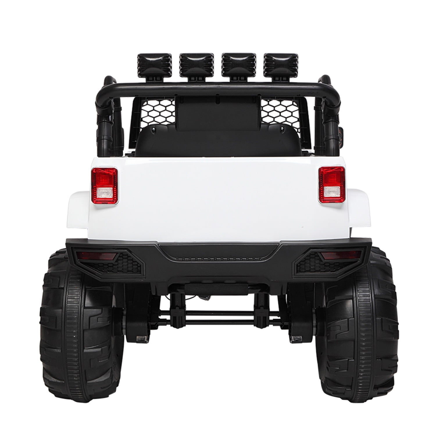 CIPACHO Remodeled Dual Drive 12V Kids Ride On Car Toy 45W * 2 Batter with 2.4G Remote Control, White