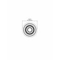 thumbnail image 2 of English Study 32-Inch Medallion In White, 2 of 2