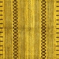 thumbnail image 1 of Ahgly Company Indoor Square Abstract Yellow Modern Area Rugs, 7' Square, 1 of 4