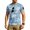 Blue, variant on Workout Shirts for Men Camo Print Short Sleeve Quick Dry Athletic Gym Active T Shirt Moisture Wicking