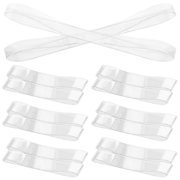 20 Pcs Transparent Shoelaces Ankles Sole Heel Lifts Straps High Heels Shoes for Women Women's