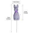 thumbnail image 4 of FEOLGEHLY 13 inch Easter Bunny Bowtie Branches for Vase, Synthetic Embroidered Floral Pick for Vase Bouquet, Spring Home Decoration for Table Mantel, Artificial Flower Stem with Rabbit Design, 4 of 7