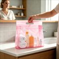 thumbnail image 5 of Twfbrm Clear PVC Travel Bags, Waterproof Leakproof Storage Bag with Zipper and Handle, Portable Reusable Makeup Cosmetic Bags for Travel, Swimsuit, Beach, Toiletries, 5 of 6