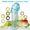 Blue 7 Flavour Pods, variant on 650ml Sports Air Water Bottle, BPA Free with Fruit Scent Pods Air Flavor Caps, Leak Proof Cup for Outdoor Running Gym