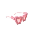 thumbnail image 3 of Ragstock Furry Heart Shaped Sunglasses, 3 of 4