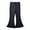 Black, variant on Herrnalise Toddler Bell Bottoms Baby Girls Solid Color Ruffle Leggings Bell Bottomed Flare Pants Trousers 2-8T