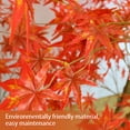 thumbnail image 4 of Arbre d'Érable Artificiel Réaliste pour la Déco de la Maison – Faux Érable de 4 Pi de Hauteur avec Feuilles d'Automne Rouges Réalistes, Plante de BrandX en Soie dans un Pot Noir pour Intérieur Extérieur, Automne, Action de Grâce – Poteau Simple 120 cm, 4 of 6