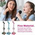 thumbnail image 4 of 2026 New All-in-One Microphone Toy for Teens with Stand, Got Built-in Music, Colorful Lights, Echo Effects, Portable Karaoke Machine for Singing, Music Play, Fun and Easy-to-Use Black, 4 of 7