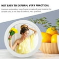 thumbnail image 6 of Decorative 8 Inch Round Photo Holder White Wood Picture Frame for Home Decors, 6 of 8