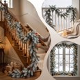 thumbnail image 4 of 2026 Christmas Indoor Home Decor 180cm Artificial Pines Garland Light Weight Christmas Greenerys Decor For Stair Railing Fireplace Mantel Holiday Ornament, 4 of 6