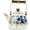 Blue Flower, variant on Stovetop Kettle Rosa 2.5L Vintage Enamel Tea Coffee Pot
