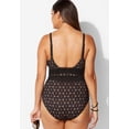 thumbnail image 2 of Swimsuits for All Women's Lace Plunge One Piece Swimsuit, 2 of 4
