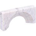 thumbnail image 3 of Meridian Furniture Cambre White Marble Decorative Object, 3 of 7