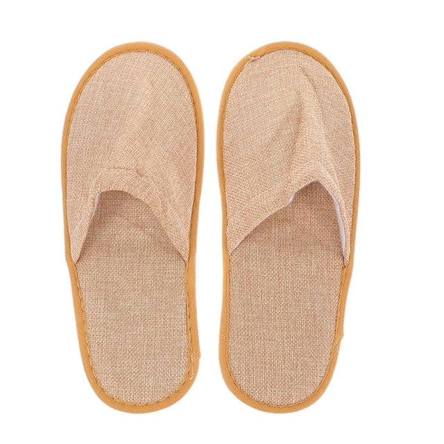 1 par zapatillas desechables Inicio Slippers Slippers para invitados antideslizantes
