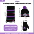 thumbnail image 4 of Disney Toddler Winter Hat, Kids Gloves or Toddlers Mittens, Matching Scraf, Vamparina Baby Beanie for Girl Ages 2-4, 4 of 5