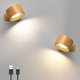 thumbnail image 4 of Aplique de Pared LED, Giratorio 360°, Regulable, Control Táctil Magnético, Luz Magnética con Batería Recargable., 4 of 5