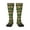 1 Black, variant on Dark Green Vintage Corn Pattern Print Compression Socks for Both Men And Women for Running, Travel, Flight, Nurse