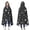 Black and White, variant on Wearable Blanket,Black White Sun Moon Snake Butterfly Pattern Hooded Wearable Sherpa Blanket for Adults & Teens,Winter Poncho Shawl Wrap Cape Thick Warm,50"x60"
