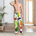 thumbnail image 2 of Kdxio Vegetables2 Pattern Men's Pajama Pants, Elastic Waist with Drawstring and Pockets, Comfortable Loungewear-Medium, 2 of 6