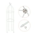 thumbnail image 4 of Unique Bargains Plastic Plant Support Cage Bird Shape Climbing Trellis White, 4 of 5