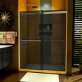 thumbnail image 2 of DreamLine Sapphire 56-60 in. W x 76 in. H Semi-Frameless Bypass Shower Door in Brushed Nickel and Gray Glass, 2 of 9