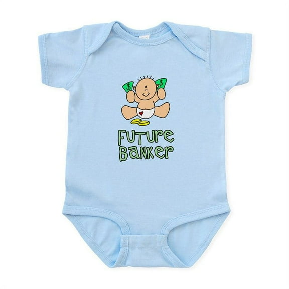 CafePress - Future Banker Baby (Tx) Infant Bodysuit - Baby Light Bodysuit, Size Newborn - 24 Months