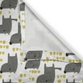 thumbnail image 6 of Ambesonne Dog Grommet Curtain, Sketch Style Canine Pattern, 50" x 63", Grey Marigold White, 6 of 6