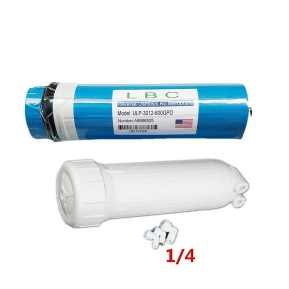 600 Gpd Reverse Osmosis Water Filter LBC 3012-600 Ro Membrane Filter Ro System + Water Filter Osmosis Housing 1/4 Quick Links