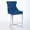 Blue, variant on MIKIBAMA Counter Height Modern Velvet Barstools, Light Blue (Set of 2)