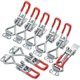 thumbnail image 1 of Metal Toggle Latch, 8pcs Toggle Clamp Toggles, 4001 Quick Release Clasp Fixing Buckle With Adjustable Buckle For Cabinet, Door, Box, Case Without Lock, 1 of 5