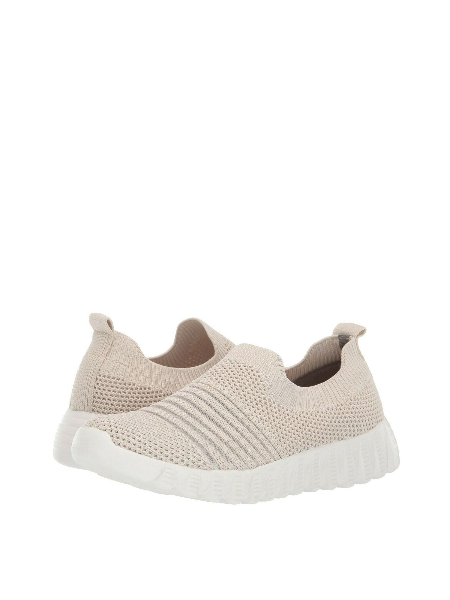 stretch knit slip on sneakers