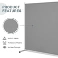 thumbnail image 2 of Single Large Panel Room Divider, Privacy Screen for Office, Partition Separators, Freestanding Divider 71''W x 69.5''H, Grey, 2 of 5