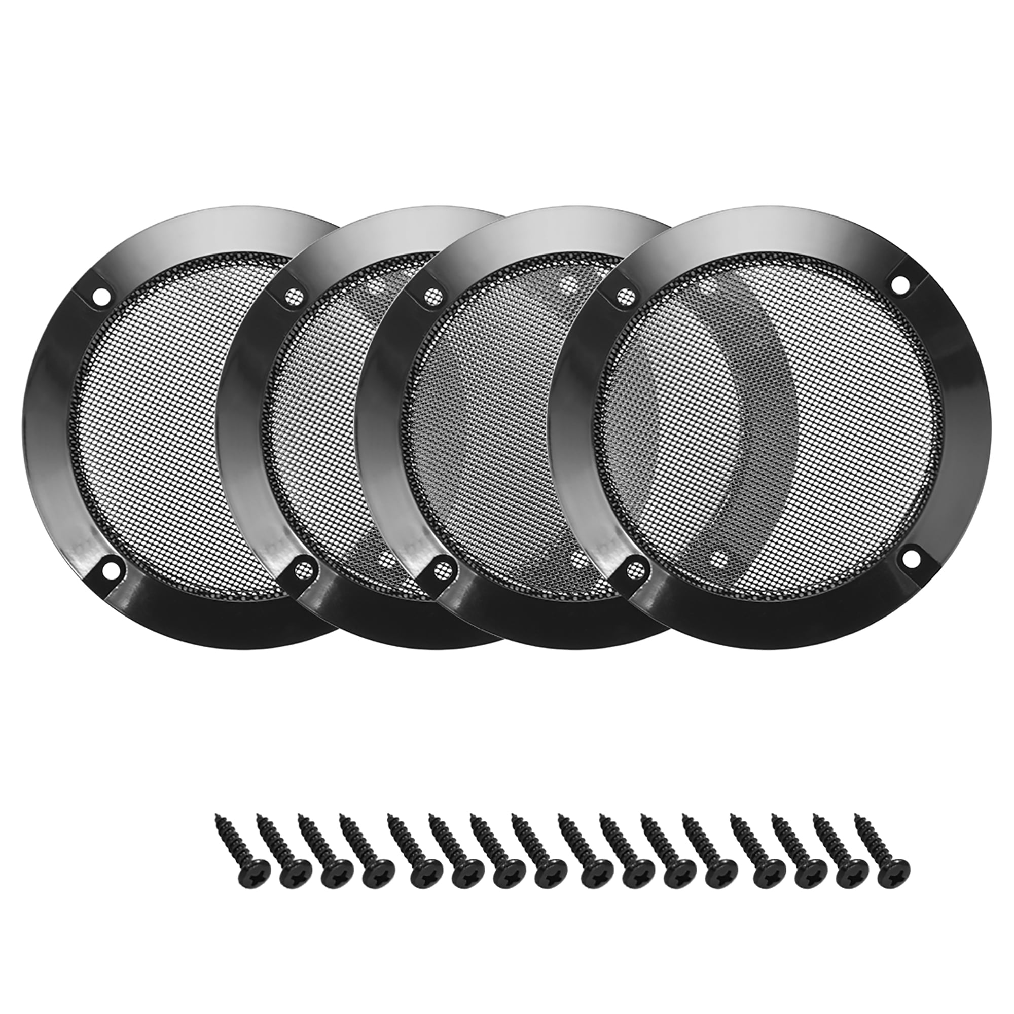 4pcs 3" Speaker Grill Mesh Decorative Circle Woofer Guard Protective