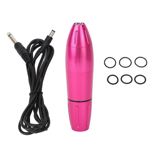 Pluma máquina de tatuaje aleación de aluminio DC interfaz cartucho aguja tatuaje pluma para artistas del tatuaje