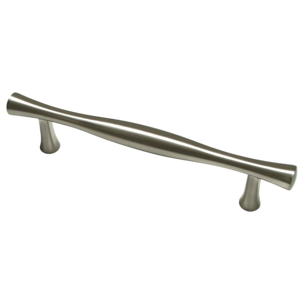 25 Pack Bamboo Style 3 32 96mm Inch Center To Overall Length 5 Brushed Nickel Cabinet Hardware Pull Handle Com 25 Pack Bamboo Style 3 32 96mm, Bamboo Style Cabinet Hardware