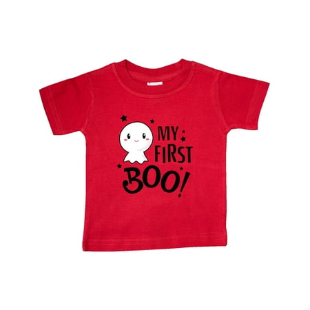 

Inktastic My 1st Boo with Cute Ghost Gift Baby Boy or Baby Girl T-Shirt